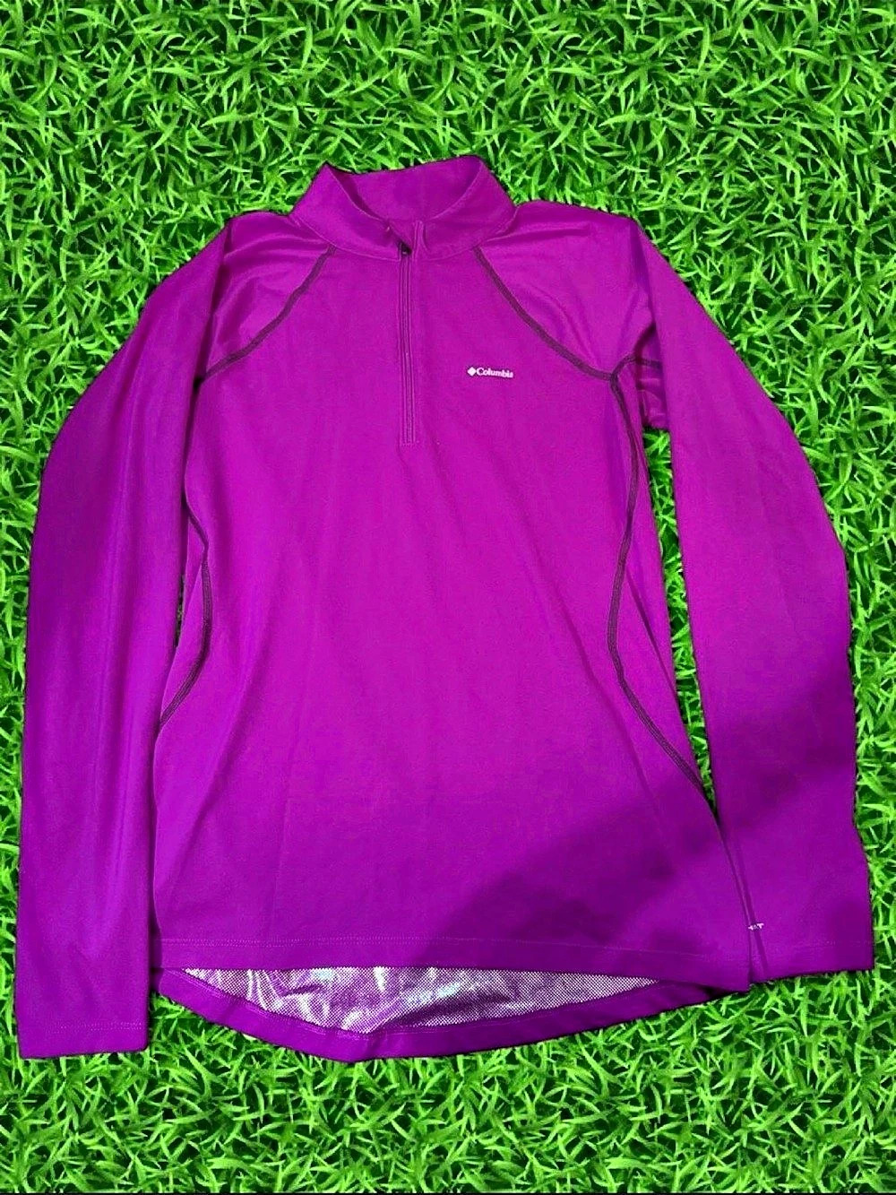 Columbia Titan Pass Lightweight Half-Zip Pullover Purple